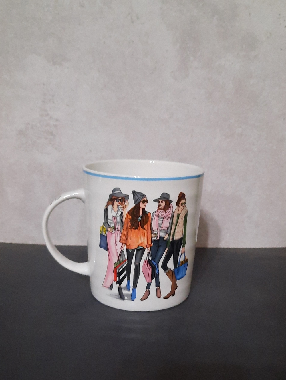Rongrong Devoe "Shopping Is My Cardio" Illustration Coffee Mug